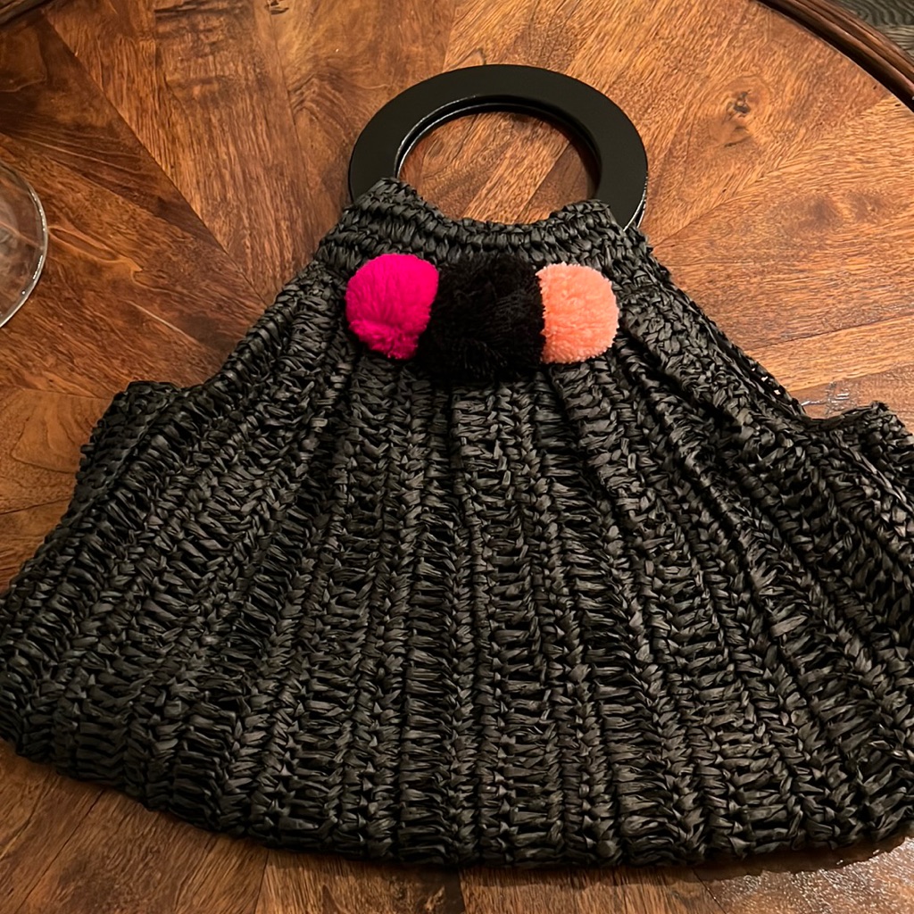 Straw Statement Bag